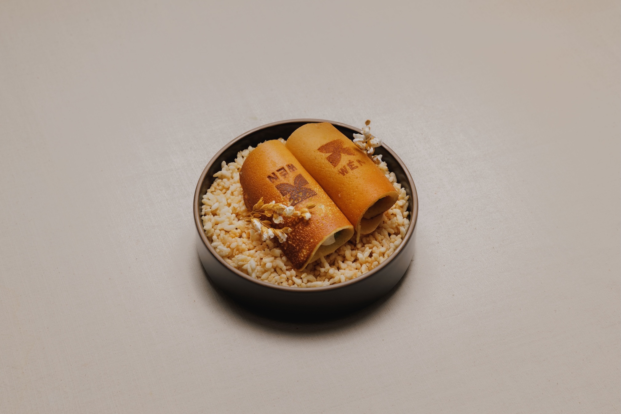 炆・手磨擂茶燒